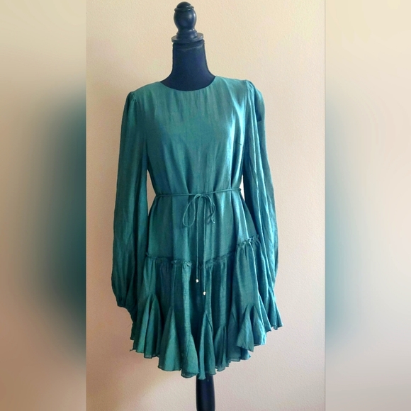 NWT, Once In A Blue Moon Dress Green, Size 6 (M) - Picture 11 of 11